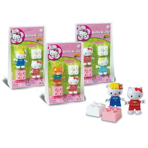 Unicoplus 8660-00HK - Personajes de Hello Kitty con Brick, modelos surtidos, 1 pieza