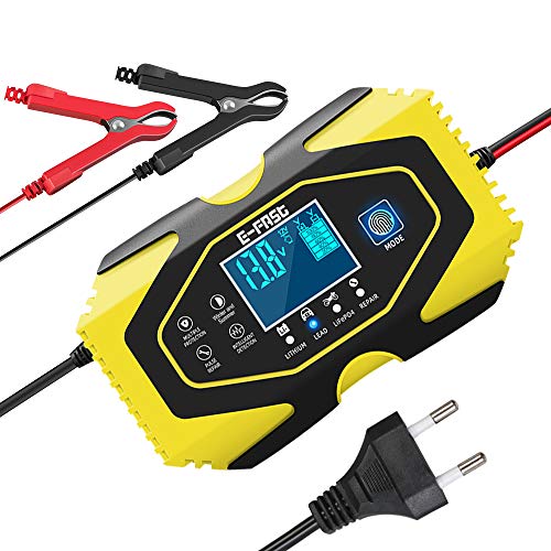 URAQT Cargador de Batería de Coche,6A 12V / 24V Cargador/Mantenimiento Automático Inteligente de Batería,Se Utiliza para Cargar, Mantener Y Reparar Baterías para Varios Vehículos (Último) URAQT Cargador de Batería de Coche,6A 12V / 24V Cargador/Mantenimiento Automático Inteligente de Batería,Se Utiliza para Cargar, Mantener Y Reparar Baterías para Varios Vehículos (Último)
