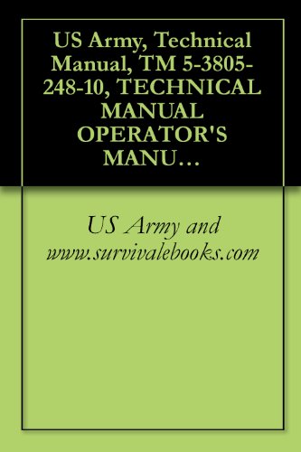 US Army, Technical Manual, TM 5-3805-248-10, TECHNICAL MANUAL OPERATOR'S MANUAL FOR SCRAPER, EARTH MOVING, MOTORIZED, DIESEL ENGINE DRIVEN MODEL 621B (NSN ... (EIC: EH3) (English Edition)