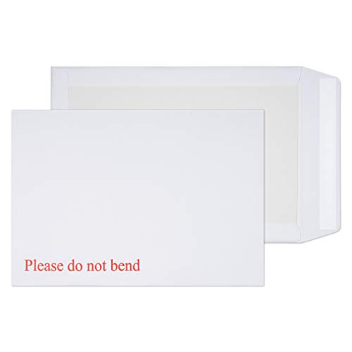 Value 3266 - Lote de sobres con refuerzo trasero (C4, 125 unidades), color blanco
