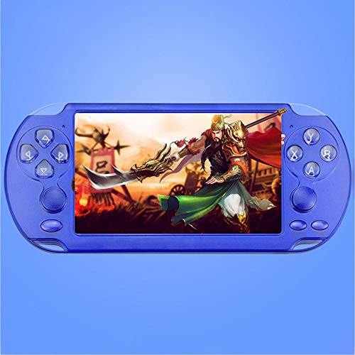 X9-S Portable Game Player - 8GB 8/16/32/64 / 128Bit Video Reproductor de MP3 - Consola de juego retro de doble pulso de 5.1 pulgadas para niños adultos Batalla de juegos