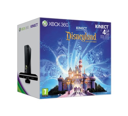 Xbox 360 - Consola 4 Gb + Kinect Sensor + Adventures + Disneyland