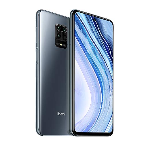 Xiaomi Redmi Note 9 Pro Teléfono 6GB RAM + 64GB ROM, 6,67" Pantalla Completa, Procesador Snapdragon 720G Octa-Core, 16MP Frontal y 64MP + 8MP + 5MP + 2MP AI Quad Cámara Trasera Versión Global (Gris)