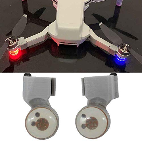 Xpccj Mavic Mini luces LED de vuelo nocturno Kit de luces de señal, para drones de expansión D-JI Mavic Drone - Célula de botón CR927 integrada