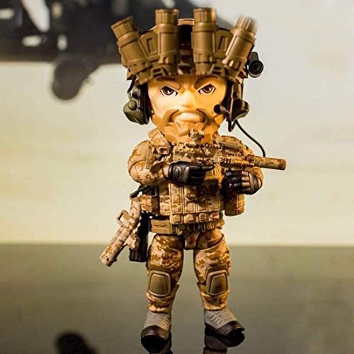YIGEYI 5 Pulgadas Soldado Militar Figura Figura de acción del Animado Navy Seal de PVC de Colección Modelo Estatua Juguetes de Escritorio Adornos