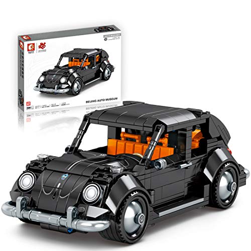 YOU339 Juego de 684 piezas de estilo retro para coches antiguos, compatible con Lego Ideas, montaje de piezas pequeñas