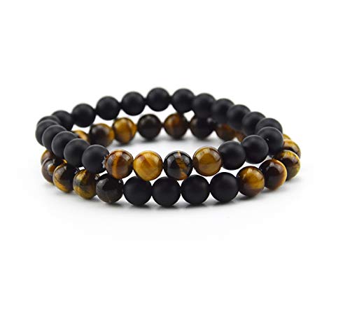 ZGRJIUERYI Pulsera De Piedra,La Piedra Natural Pulsera Biselado 8Mm, Amarillo, Ojo De Tigre Negro Biselado Mate Ágata Brazalete Elástico Pulsera De Moda Prendas Personalizadas Accesorios Joyas ZGRJIUERYI Pulsera De Piedra,La Piedra Natural Pulsera Biselado 8Mm, Amarillo, Ojo De Tigre Negro Biselado Mate Ágata Brazalete Elástico Pulsera De Moda Prendas Personalizadas Accesorios Joyas