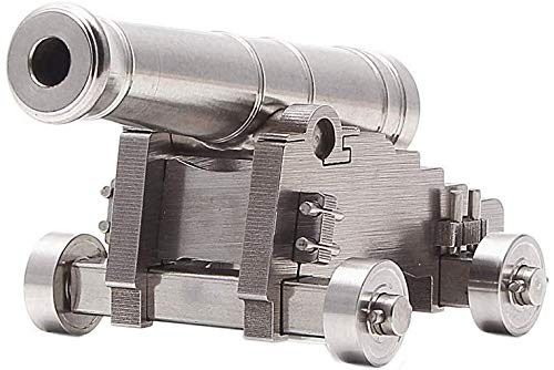 Zhou-long Mini cañón naval de guerra del siglo XVIII de acero inoxidable hecho a mano modelo militar Zhou-long Mini cañón naval de guerra del siglo XVIII de acero inoxidable hecho a mano modelo militar