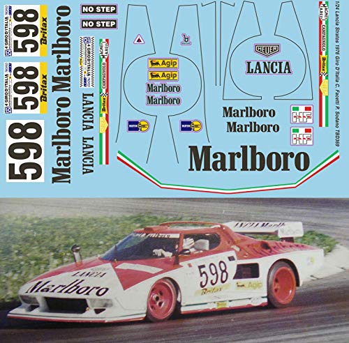 1/24 Lancia Stratos 1976 Giro D'Italia 5 gr Facetti P.Sodano 598 Decals TBD369
