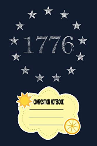 13 Star Flag Betsy Ross Distressed American Flag 1776 H0 Notebook: 120 Wide Lined Pages - 6" x 9" - College Ruled Journal Book, Planner, Diary for Women, Men, Teens, and Children