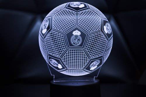 3D LAMPARAS Oficial Balon del Real Madrid Lámpara 2019-2020 Pelota para Bebe niño Kids Hombre Mujer Mejor Decoracion para hogar Original Accesorios 3D LAMPARAS Oficial Balon del Real Madrid Lámpara 2019-2020 Pelota para Bebe niño Kids Hombre Mujer Mejor Decoracion para hogar Original Accesorios