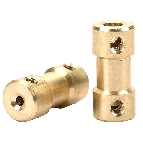 5 uds, Motor, eje de cobre, acoplamiento, acoplador, manga, conector, adaptador de junta de transferencia, hierro chapado en níquel para modelos de barcos, Robots(3mm-6mm)