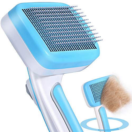 ACE2ACE Potenciar Cepillo Perros y Gatos, Autolimpiante Peine para Mascotas, Cepillos Perro Pelo Largo Fino, Cepillo Gatos Pelo Corto, Peine para Gatos y Perros, Reduce 95% de Pelo Suelto Cómodo ACE2ACE Potenciar Cepillo Perros y Gatos, Autolimpiante Peine para Mascotas, Cepillos Perro Pelo Largo Fino, Cepillo Gatos Pelo Corto, Peine para Gatos y Perros, Reduce 95% de Pelo Suelto Cómodo