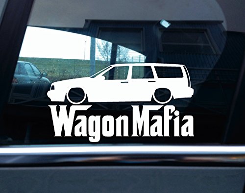 Adhesivo de Wagon Mafia para Coche, basado en Volvo 850 T5 Turbo Estate