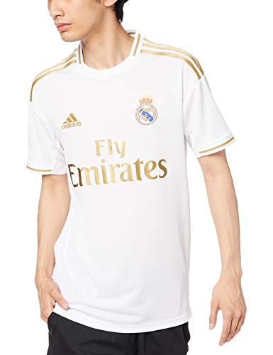 adidas Real Madrid 2019/2020 Camiseta, Hombre, Blanco (1ª Equipación), L adidas Real Madrid 2019/2020 Camiseta, Hombre, Blanco (1ª Equipación), L