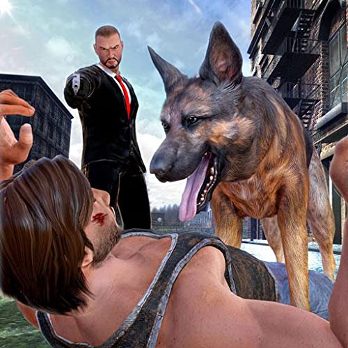 Agente secreto Police Duty Dog Chase Crime City Criminal Attack 3D: Policías contra ladrones Gangster Fighting Survival Mission Simulador de aventura Juego 2018