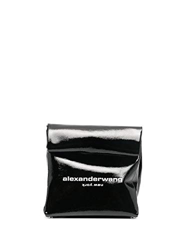 Alexander Wang Moda De Lujo Mujer 20C220C273001 Negro Cuero Pouch | Ss21