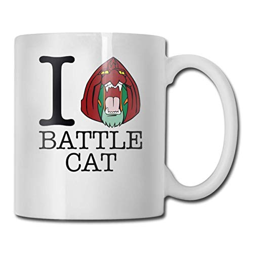 Amo Battle Cat Masters of Universe Taza de café, Cute Fathers Fun Cup White NurseFunny Taza de café