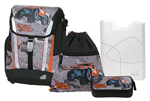Angry Birds School Backpack Set 4/1 Soft Rallye 78302 Mochila Infantil 40 Centimeters 24 Multicolor (Black and Grey)