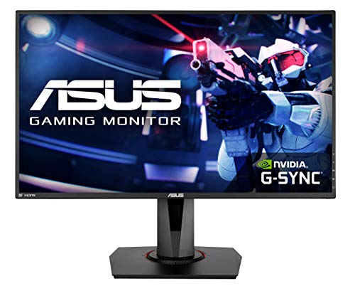 ASUS VG278QR - Monitor de Gaming de 27" (Full-HD 1920x1080, 1ms, hasta 75Hz, HDMI, D-Sub, Super Narrow Bezel, FreeSync, Low Blue Light, Flicker Free) color Negro