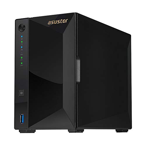 Asustor AS4002T - Placa Base 2 x SATA3 (6Gb/s, 3.5"/2.5", HDD/SSD) Color Negro