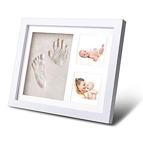Atlants Kit de Marco de Fotos Huella de Bebe en Arcilla - Recuerdos Mano y Pie de Niño o Niña con 2 Fotos– Set de Modelación para Decoración – Regalo Ideal para recién Nacido no Tóxico Atlants Kit de Marco de Fotos Huella de Bebe en Arcilla - Recuerdos Mano y Pie de Niño o Niña con 2 Fotos– Set de Modelación para Decoración – Regalo Ideal para recién Nacido no Tóxico