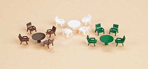Auhagen ho / tt nuevo: mesas y sillas muebles de jardín , color/modelo surtido