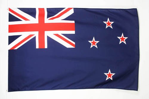 AZ FLAG Bandera de Nueva Zelanda 180x120cm - Gran Bandera NEOZELANDÉSA 120 x 180 cm