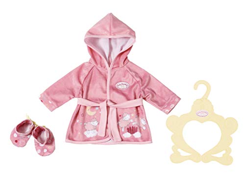 Baby Annabell Bademantel43cm SweetDreams-Albornoz (43 cm), Color Rosa. (Zapf Creation 701997)