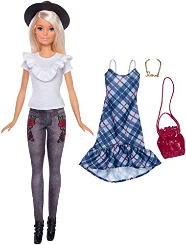 Barbie Fashionista, Muñeca Hipster style, juguete +7 años (Mattel FJF68)