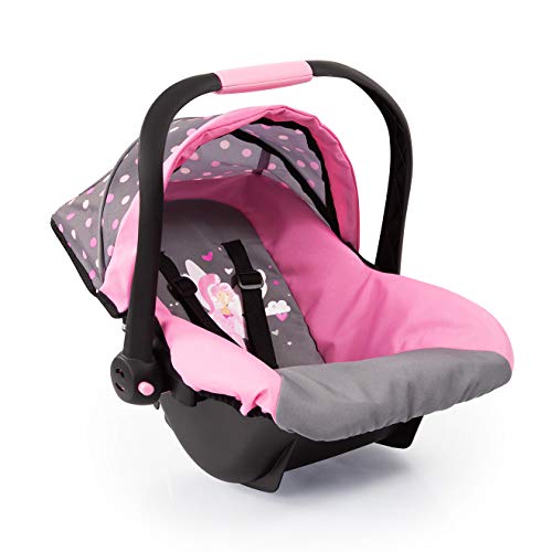 Bayer Design Silla de coche Easy Go, accesorios, Asiento para bebé de Muñecas, color gris hadas y motivos modernos (67966AA) , color/modelo surtido Bayer Design Silla de coche Easy Go, accesorios, Asiento para bebé de Muñecas, color gris hadas y motivos modernos (67966AA) , color/modelo surtido