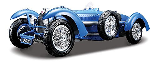Bburago - 12062 - Miniatura Radio Vehículo de Control - Bugatti Tipo 59 - 1:18 Escala - Azul
