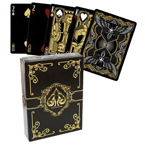 Bicycle legacy deck noir playing cards by uSPCC cartes
