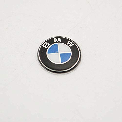 BMW auténtica llavero redondeadas Logo insignia emblema adhesivo para 11 mm (66122155754) (pegamento no está incluido)