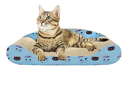 BPS Rascador Gatos Rascador Tabla de Cartón Papel Incluido Hierba Gatera 2 Modelos Elegir 50 x 22.5 x 13.5 cm (Forma Sofá) BPS-10057 BPS Rascador Gatos Rascador Tabla de Cartón Papel Incluido Hierba Gatera 2 Modelos Elegir 50 x 22.5 x 13.5 cm (Forma Sofá) BPS-10057