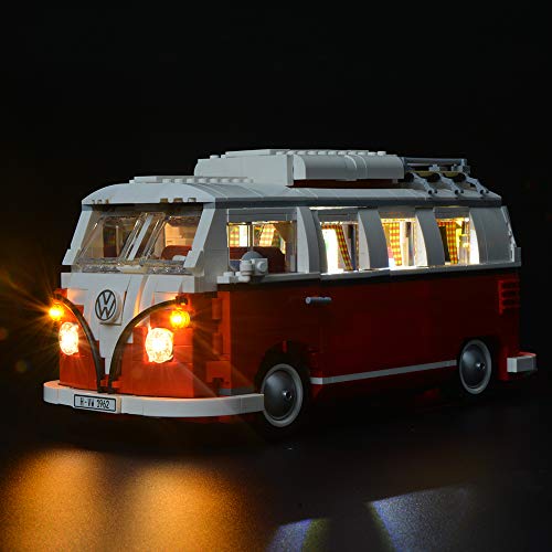 BRIKSMAX Kit de Iluminación Led para Furgoneta Volkswagen T1-Compatible con Ladrillos de Construcción Lego Modelo 10220-Juego de Legos no Incluido
