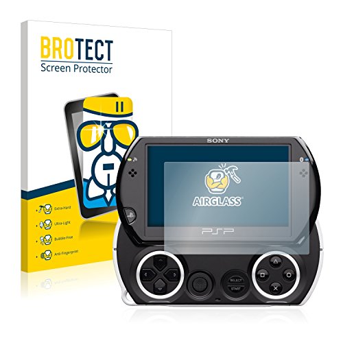 BROTECT Protector Pantalla Cristal Compatible con Sony PSP Go Protector Pantalla Vidrio - Dureza Extrema, Anti-Huellas, AirGlass