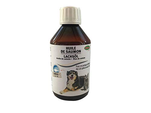 Bubimex - Aceite de salmón para Perro, Botella de 250 ml, Lote de 2