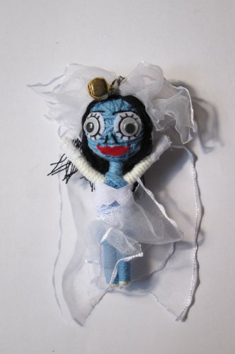 Cadáver novia vudú muñeca de cuerda llavero nuevo