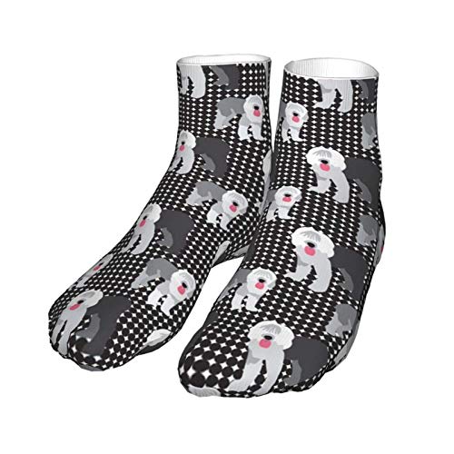 Calcetines Calcetín Amante de los perros Perro pastor inglés antiguo Calcetines Altos 30CM Calcetines Calcetín Amante de los perros Perro pastor inglés antiguo Calcetines Altos 30CM