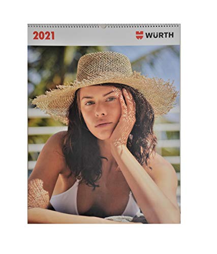 Calendario Würth 2021 Modelos de edición limitada Calendario modelo Calendario de pared Calendario erótico