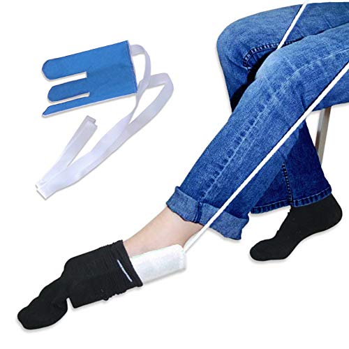 Calzador para calcetines y medias, ayuda para calzar calcetines y personas mayores con discapacidad