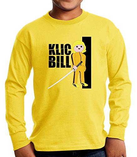 Camiseta Manga Larga de NIÑOS Click Playmobil Kill Bill 001 5-6 años