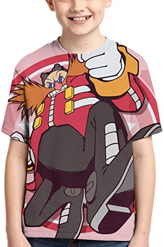 Camiseta Sonic The Hedgehog de Kid, Manga Corta, Camiseta de Dibujos Animados de Anime para niños, niñas