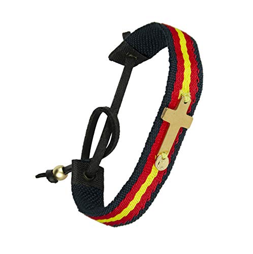 CAPRYCHOICE Pulsera Bandera de España para Regalo. Gama Completa (Modelo E)