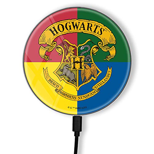 Cargador inductivo Original y Oficial de Harry Potter, Cargador inalámbrico para teléfono o Tableta, estación de Carga, Carga inalámbrica, USB, 2 A, 10 W