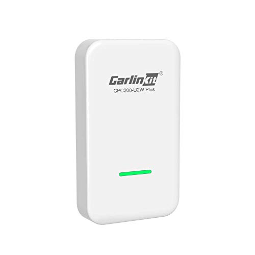 Carlinkit Wireless CarPlay Dongle Activador para vehículos CarPlay cableados de fábrica, Compatible con Mercedes-Benz, para GLA, GLB (2020), GLC (20-21), A (19-21), E (21), GLE, CLA (20 ) (Blanco)