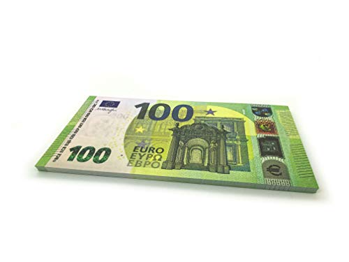 Cashbricks® 75 x €100 Euro Dinero de Juguete (ampliados al 125% del tamaño Original)