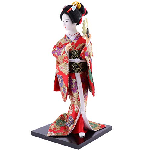 CLISPEED - Figura decorativa japonesa de Geisha Kimono de 12 pulgadas, estilo 1, 30X13CM