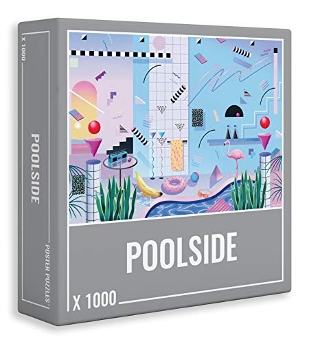 Cloudberries Poolside – Rompecabezas Premium con un Impresionante Diseño de los Años 80 (1000 Piezas)